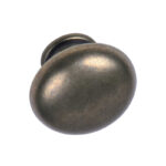 Roco Lite Mushroom Drawer Knob Antique Brass 30mm   Premium Hardware from Roco   Just R 22 Shop Now at Securadeal
