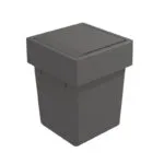 3_62555100-844b-4c4f-a01f-c4b00f5773cc | Securadeal Roco Onda Door Mounted Bin Orion Grey 5 Litre Premium Bins Buckets from Roco