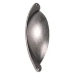 3_641b5971-ab94-4c1a-9dc1-e98b2a23918b | Securadeal Roco Cupboard Buttercup Handle Oxidised Tin 64mm Premium Handles from Roco