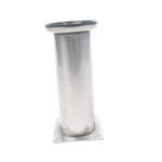 Roco Adjustable Round Table Leg Silver 150mm X 50mm   Premium Hardware from Roco   Just R 58 Shop Now at Securadeal