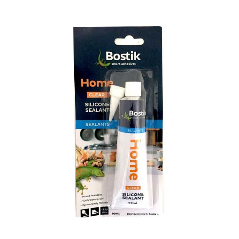 BOSTIK Home Silicone Sealant Clear 90ml - Premium Hardware Glue & Adhesives from BOSTIK - Just R 80! Shop now at Securadeal