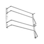 Roco Wine Glass Holder Chrome 2 Layer for 6 Glasses   Premium Hardware from Roco   Just R 116 Shop Now at Securadeal