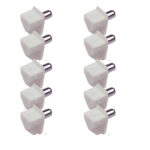 3_b012494d-fbf3-4ce5-a984-6c14848034ea | Securadeal Roco Prepack Shelf Support White with Steel Pin 10 Per Pack Premium Hardware from Roco Just R 9 Shop Now at Securadeal