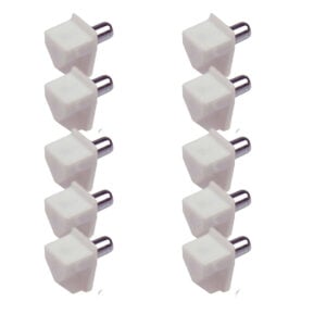 ROCO Prepack Shelf Support White With Steel Pin ( 10 Per Pack ) - Premium Hardware from ROCO - Just R 9! Shop now at Securadeal