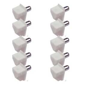 ROCO Prepack Shelf Support White With Steel Pin ( 10 Per Pack ) - Premium Hardware from ROCO - Just R 9! Shop now at Securadeal