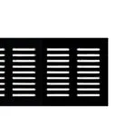 3_ba4d047b-1aeb-40fa-a07c-dbf7607513db | Securadeal Roco Aluminum Airvent Black 400mm X 80mm Premium Home Accessories from Roco