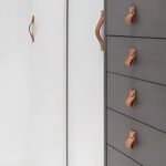 3_c4f4839a-633f-4246-aa2b-e39c608b9cb0 | Securadeal Roco Leather Cupboard Handle Black Brass 128mm 5 Pack Premium Hardware from Roco Just R 348 Shop Now at Securadeal