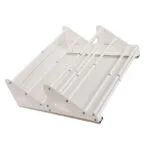 3_d8a11d18-d6de-412a-85d1-5bc26e22b63d | Securadeal Roco Adjustable Shoe Rack White 704mm X 405mm X 107mm Premium Cupboard Handles from Roco