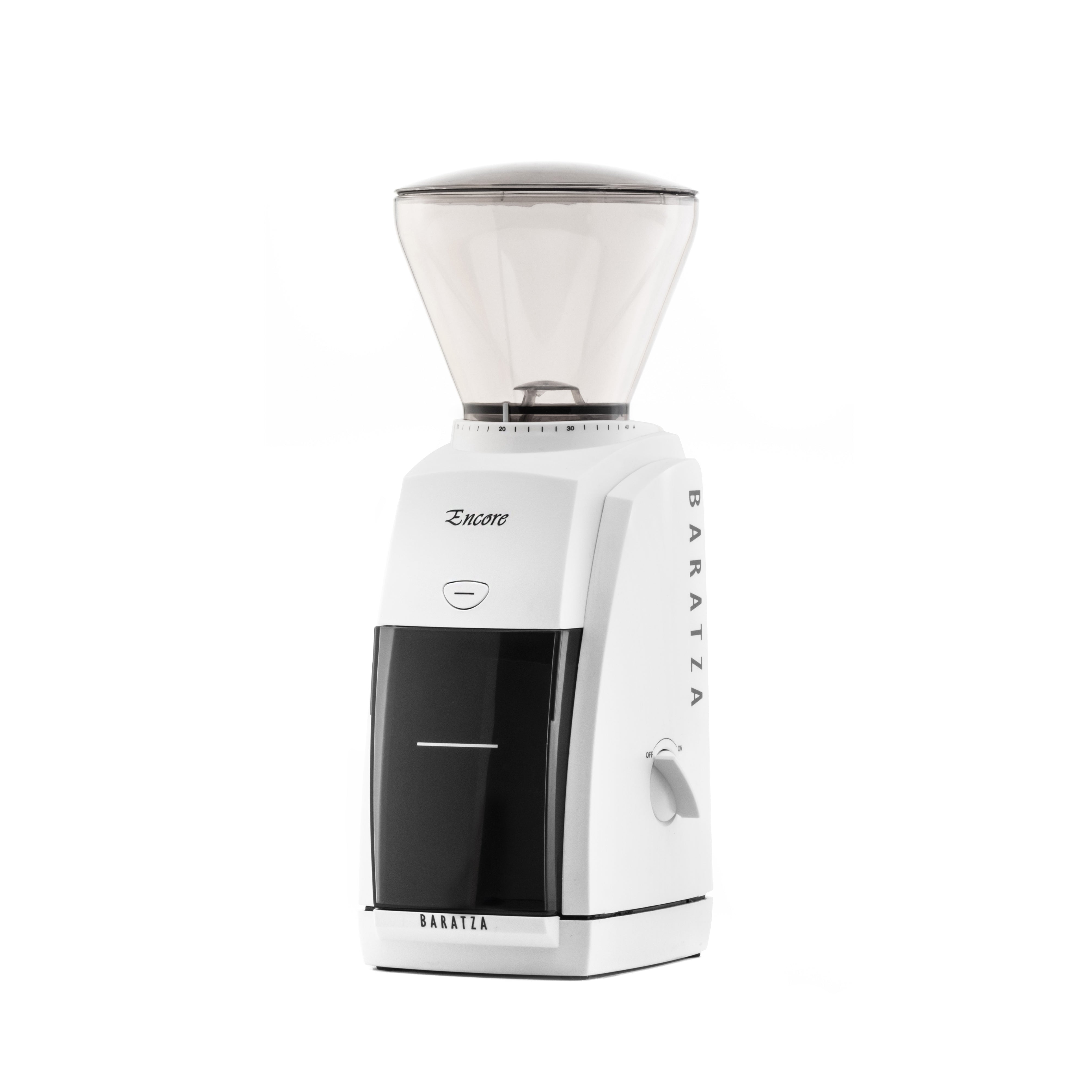 484-Encore-White-02-QuarterLeft-OnWhite | Securadeal BARATZA Encore Electric Coffee Grinder White - Premium Coffee Machine & Filters from Baratza - Just R 4099! Shop now at Securadeal