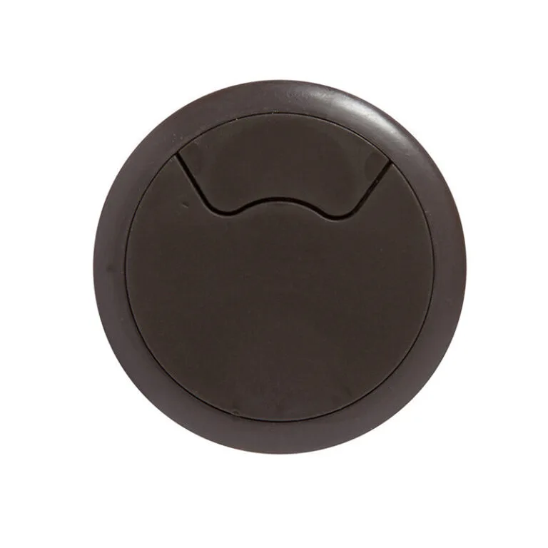 ROCO Round Cable Management Desk/Counter Port Brown 64mm - Premium Hardware from ROCO - Just R 4! Shop now at Securadeal