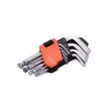 540603 | Securadeal Harden 9 Piece Medium Length Ball Key Wrench Premium Hand Tools from Harden
