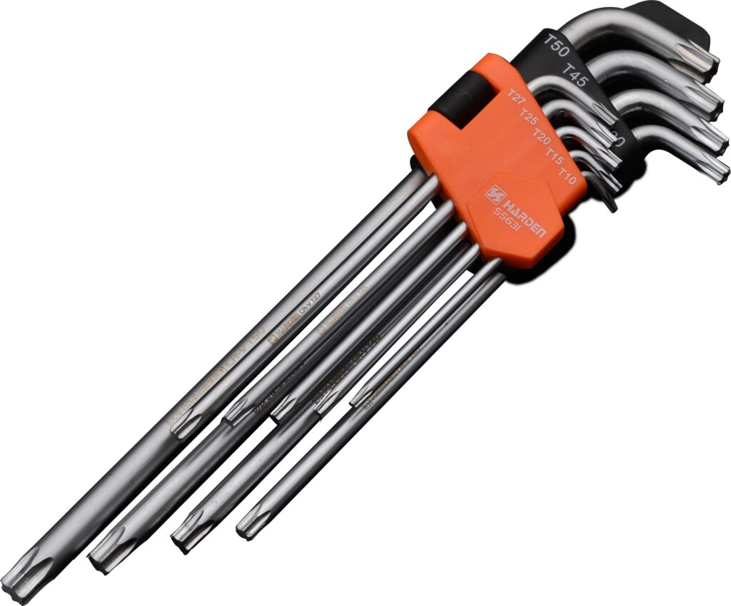 HARDEN 9 Piece Extra Length Torx Key Wrench - Premium Hardware from HARDEN - Just R 165! Shop now at Securadeal