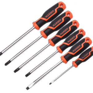 HARDEN Screwdriver Set Soft Handle 6 Pieces - Premium Screwdriver from HARDEN - Just R 78! Shop now at Securadeal