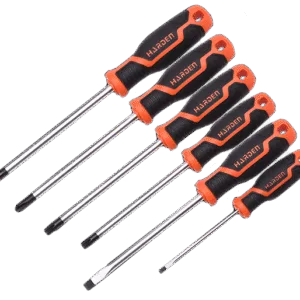 HARDEN Screwdriver Set Soft Handle 6 Pieces - Premium Screwdriver from HARDEN - Just R 78! Shop now at Securadeal