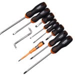 550395 | Securadeal Harden 10 Piece Screwdriver Set Soft Handle Premium Hand Tools from Harden