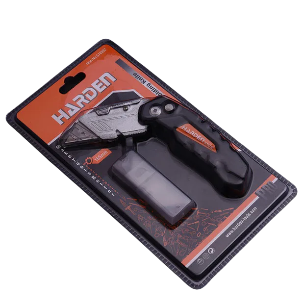 HARDEN Folding Utility Craft Knife Quick Change Blade - Premium Hardware from HARDEN - Just R 168! Shop now at Securadeal