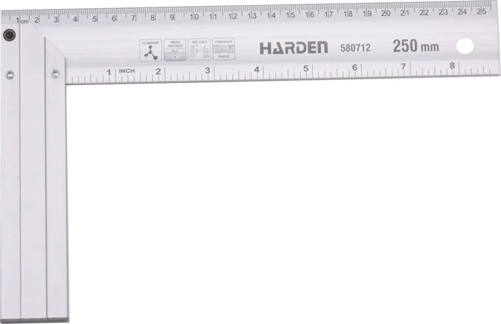 580712 | Securadeal Harden Aluminum Tri Square 250mm Premium Hardware from Harden Just R 89 Shop Now at Securadeal