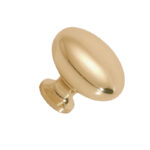 Roco Small Base Drawer Knob Brass Plated 32mm   Premium Hardware from Roco   Just R 23 Shop Now at Securadeal