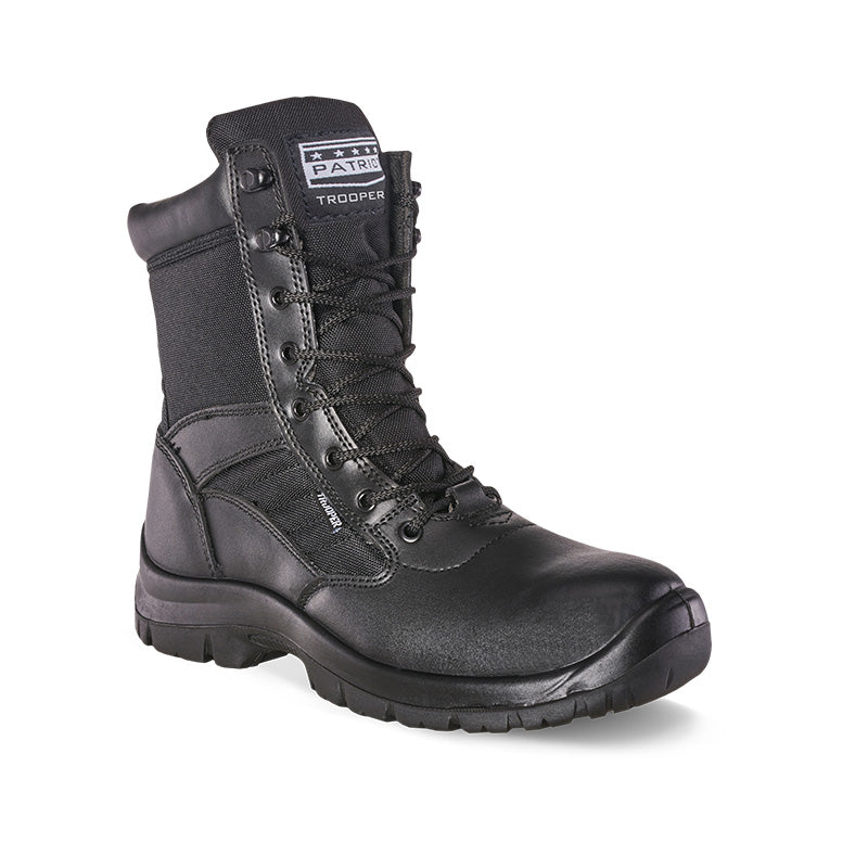 PATRIOT Trooper Black 8-Inch Safety Boots Steel Midsole - Premium Safety Boots from Patriot - Just R 700! Shop now at Securadeal