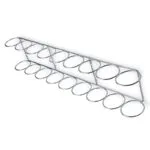 Roco Wine Bottle Holder 9 Ring Chrome   Premium Cupboard Handles from Roco
