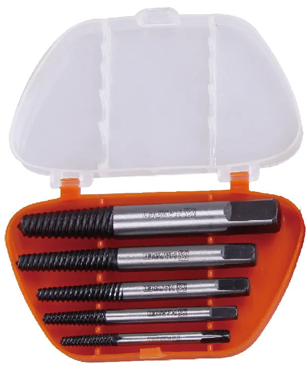 HARDEN 5 Piece Coarse Thread Screw Extractor Set - Premium Hardware from HARDEN - Just R 112! Shop now at Securadeal