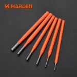 Harden 6 Piece Pin Punch Set   Premium Hand Tools from Harden