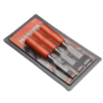 Harden 3 Piece Chisel Set Orange Circular Handle Wood   Premium Hardware from Harden   Just R 257 Shop Now at Securadeal