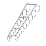 Roco Wine Bottle Holder 9 Ring Chrome   Premium Hardware from Roco   Just R 269 Shop Now at Securadeal