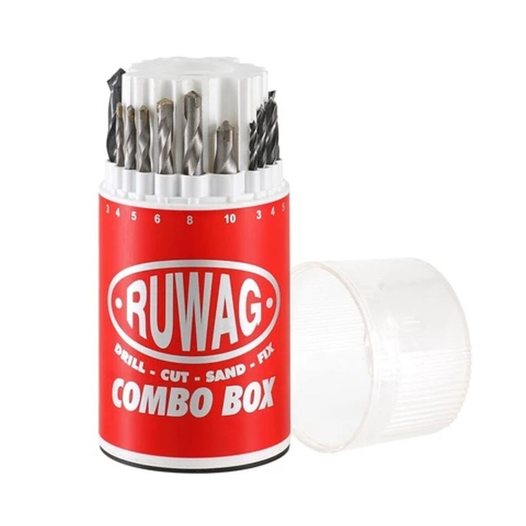 70716155144_22_rOHU4ef | Securadeal Ruwag 18 Piece Combo Drill Bit Set Standard Metalbrickwood Premium Drilling from Ruwag