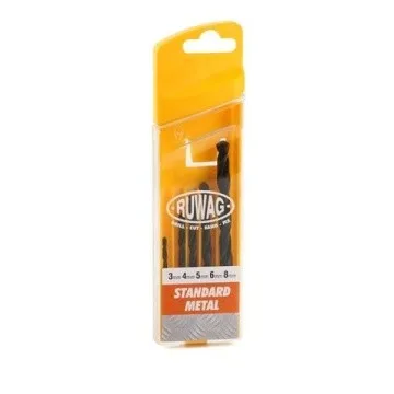 70716155144_230111 | Securadeal Ruwag 5 Piece Standard Metal Drill Bit Set 3mm 8mm Premium Drilling from Ruwag