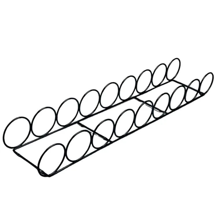 ROCO Wine Bottle Holder 9 Ring Matt Black - Premium Hardware from ROCO - Just R 275! Shop now at Securadeal