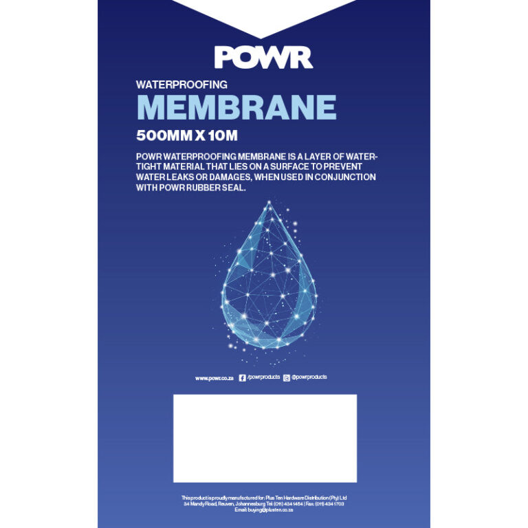 POWR Waterproofing Membrane Premium Grade 500mm X 10m - Premium Tape from POWR - Just R 106! Shop now at Securadeal