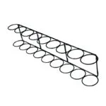 9_6af24cc9-0ca2-4c07-8482-9a7524c91897 | Securadeal Roco Wine Bottle Holder 9 Ring Matt Black Premium Cupboard Handles from Roco