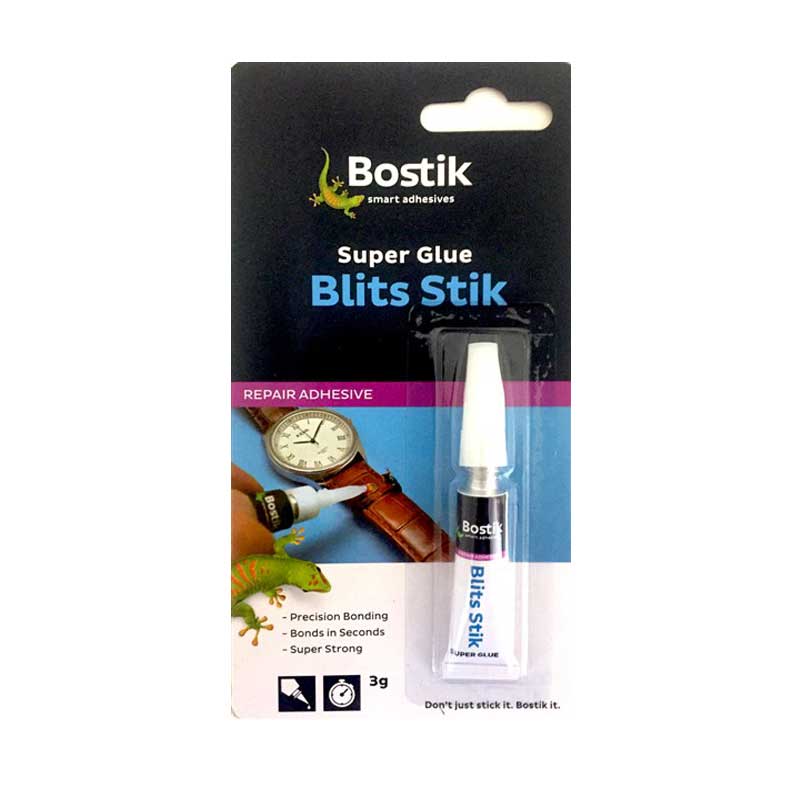 BOSTIK Super Glue Blits Stik Repair Adhesive 3g - Premium Hardware Glue & Adhesives from BOSTIK - Just R 52! Shop now at Securadeal