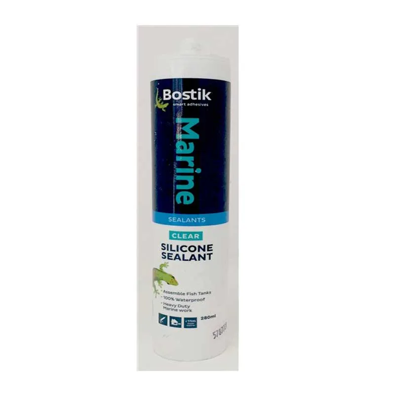 A10067 | Securadeal Bostik Marine Silicone Clear 280ml Premium Adhesives Sealants Tapes from Bostik