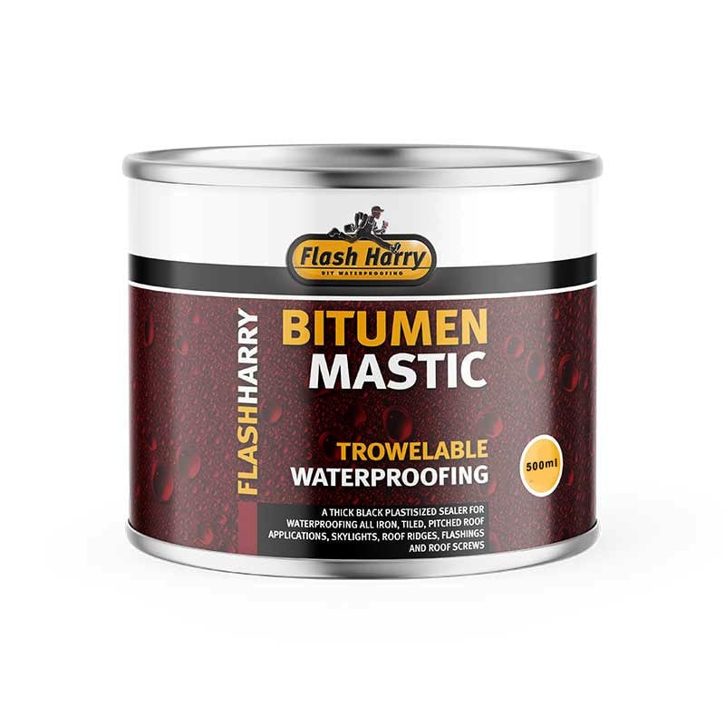 FLASH HARRY Bitumen Mastic Trowelable Waterproofing Sealer 500ml - Premium Hardware Glue & Adhesives from Flash Harry - Just R 133! Shop now at Securadeal