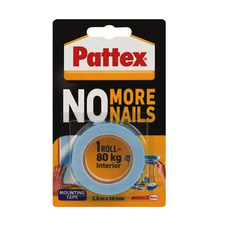 PATTEX No More Nails Adhesive Tape 80kg Interior - Premium Hardware Glue & Adhesives from PATTEX - Just R 134! Shop now at Securadeal