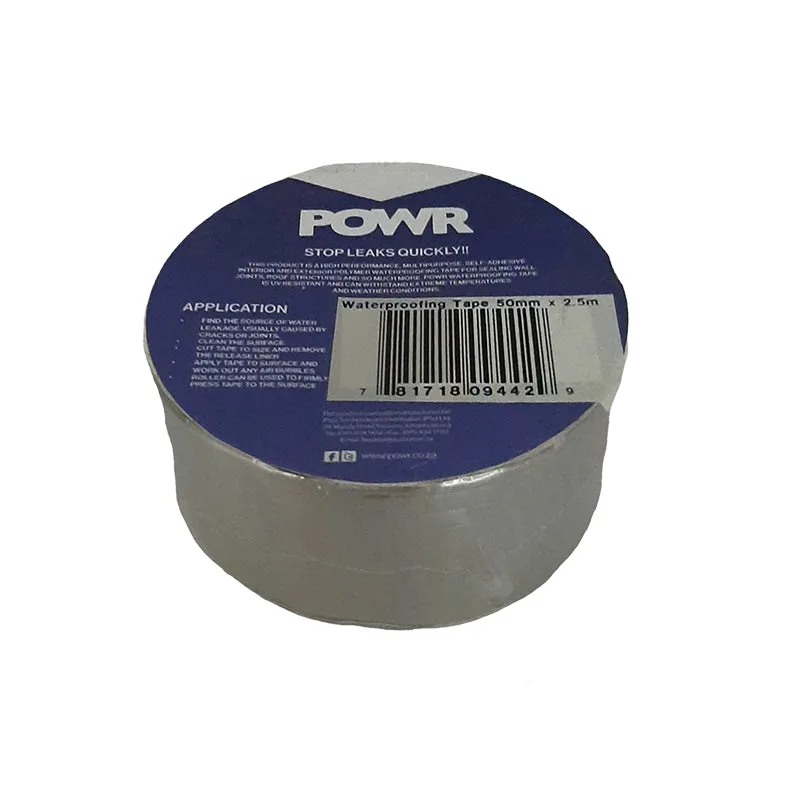 A10954 | Securadeal Powr Waterproofing Tape Premium Grade 50mm X 25m Premium Tape from Powr Just R 48 Shop Now at Securadeal
