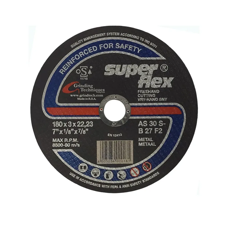A20004 | Securadeal Superflex Abrasive Disc Cutting Steel 180mm X 3mm X 222mm Premium Disc Cutting from Superflex Just R 57 Shop Now at Securadeal