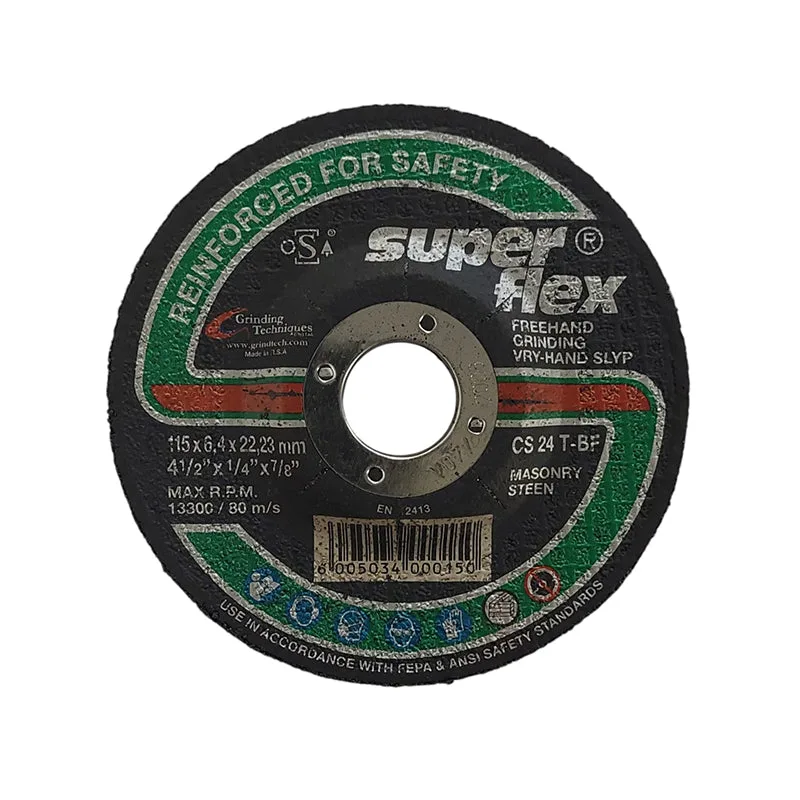 Superflex Abrasive Disc Grinding Stone 115mm X 6mm X 222mm   Premium Disc Cutting from Superflex   Just R 57 Shop Now at Securadeal