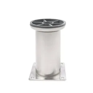 AALR100X50 | Securadeal Roco Adjustable Round Table Leg Silver 100mm X 50mm Premium Hardware from Roco Just R 49 Shop Now at Securadeal
