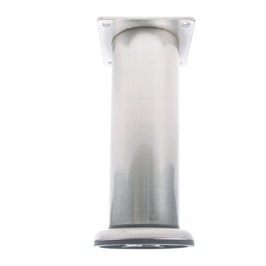 Roco Adjustable Round Table Leg Silver 150mm X 50mm   Premium Hardware from Roco   Just R 58 Shop Now at Securadeal