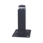 Roco Adjustable Table Leg with Square Black Plate 100mm X 25mm   Premium Home Accessories from Roco