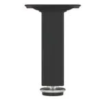 Roco Adjustable Table Leg with Square Black Plate 150mm X 25mm   Premium Home Accessories from Roco