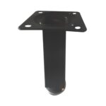 AALS150X25BLK_2 | Securadeal Roco Adjustable Table Leg with Square Black Plate 150mm X 25mm Premium Hardware from Roco Just R 35 Shop Now at Securadeal