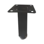 Roco Adjustable Table Leg with Square Black Plate 150mm X 25mm   Premium Home Accessories from Roco