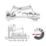 Roco 165 Degree Soft Close 4 Hole Base Plated Cupboard Hinge   Premium Hardware from Roco   Just R 52 Shop Now at Securadeal