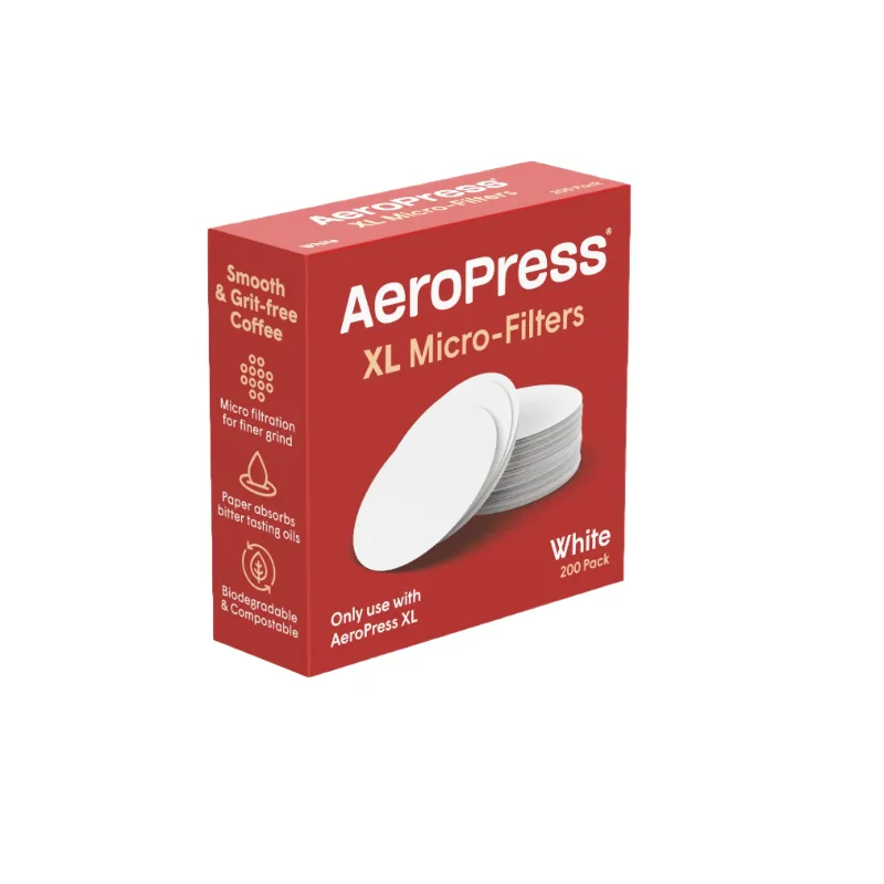 APXLMicrofilter200ct_packagerender_20231201whitefront | Securadeal Aeropress 200 Count Micro filters Xl Premium Coffee Machine Filters from Aeropress Just R 250 Shop Now at Securadeal