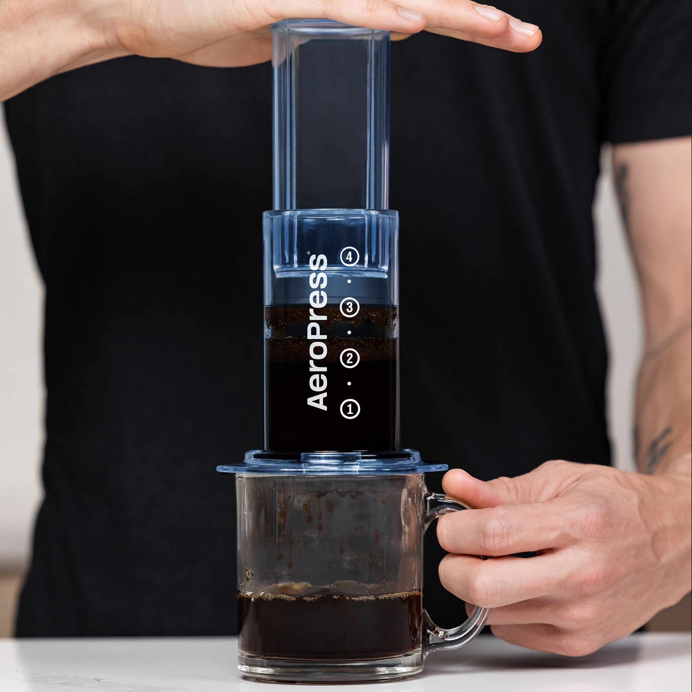 AeroPress_Clear_Addition_1_1x1_blue AEROPRESS Clear Blue Coffee Press - Premium Coffee Machine & Filters from AeroPress - Just R 1250! Shop now at Securadeal