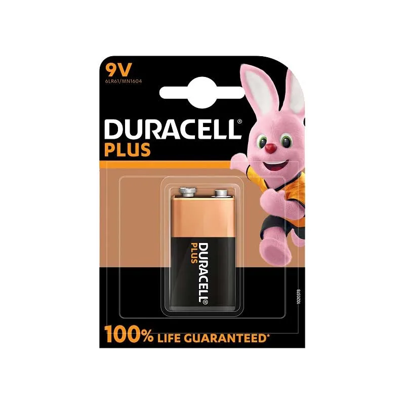 B10013 | Securadeal Duracell Plus Battery Rectangular 9v Premium Battery from Duracell Just R 10639 Shop Now at Securadeal